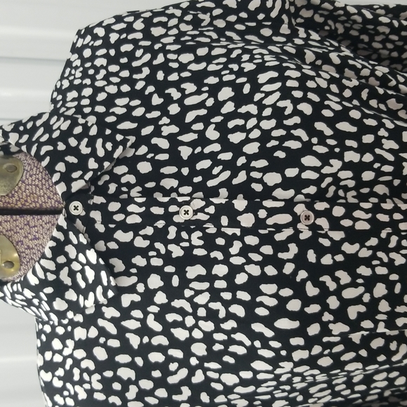 Forever 21 Black and White Printed Dress - Picture 3 of 9